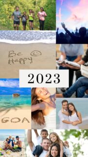 2023 Manifestation Vision Board Goal Setting Inspiration Wallpaper