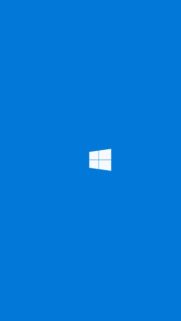 Minimalist Windows Logo Blue Background High Resolution Mobile Wallpaper