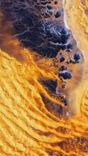 Stunning Aerial View of Earth Desert Landscapes High Resolution Wallpaper