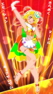 Cure Yum-Yum Delicious Party Pretty Cure Vibrant Anime Wallpaper