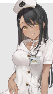 Beautiful Nagatoro Hayase Nurse Anime Character Mobile Wallpaper