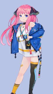 Nino Nakano Streetwear Anime Girl High Resolution Mobile Wallpaper