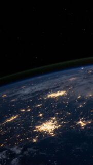 Breathtaking Earth Night View from Space Mobile Wallpaper HD
