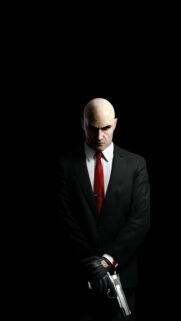 Agent 47 Hitman Minimalist Portrait High Resolution Mobile Wallpaper