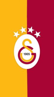 Galatasaray SK Official Logo Wallpaper with Four Stars High Quality Mobile Background