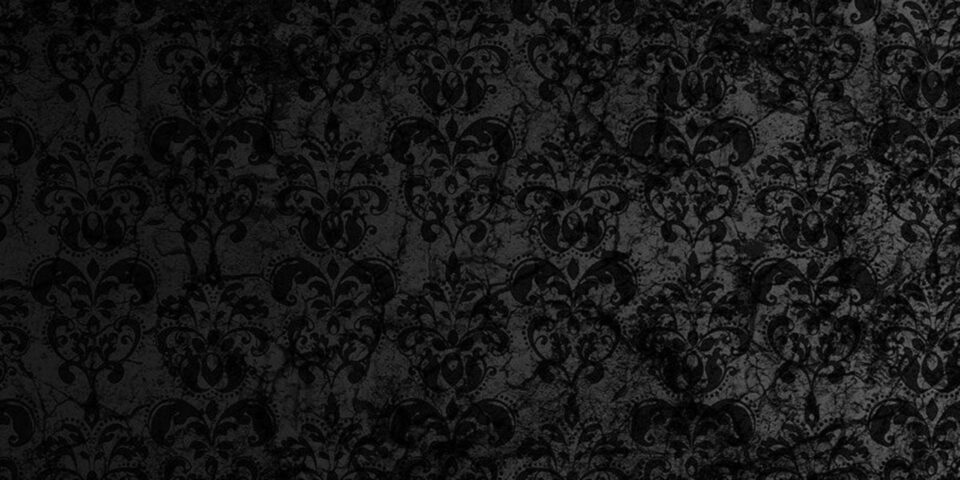 Elegant Black Damask Grunge Pattern Mobile Wallpaper