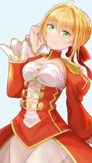 Beautiful Nero Claudius Fate Grand Order Anime Girl Wallpaper for Mobile