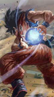 Son Goku Kamehameha Power Stance Dynamic Anime Wallpaper