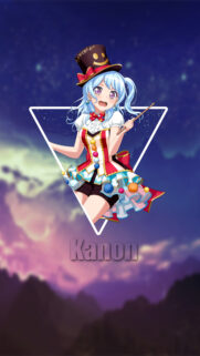 Kanon Matsubara Bang Dream Anime Girl Aesthetic Wallpaper for Mobile