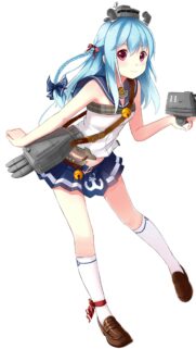 Cute Fubuki Kantai Collection Anime Girl Wallpaper for Desktop and Mobile