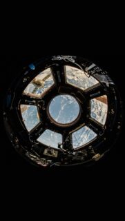 Breathtaking Earth View From International Space Station Cupola Window Wallpaper
