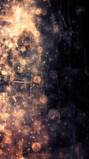 Abstract Grunge Gold Light Bokeh Mobile Background Aesthetic
