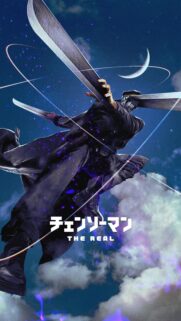 Katana Man Chainsaw Man Live Action Style Wallpaper for Mobile
