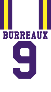 Joe Burreaux LSU Tigers Jersey Number 9 Phone Wallpaper Background