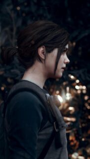 Ellie The Last of Us Cinematic Profile Portrait Wallpaper for Mobile