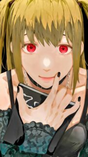 Misa Amane Death Note Anime Girl Portrait High Resolution Wallpaper