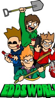 Eddsworld Characters Group High Quality Mobile Wallpaper