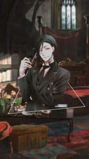 Sebastian Michaelis Black Butler Anime Wallpaper in High Definition
