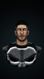 The Punisher Frank Castle Dark Tactical Portrait Mobile Wallpaper