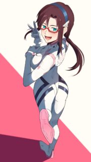 Mari Makinami Illustrious Neon Genesis Evangelion Anime Wallpaper 4K