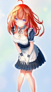 Itsuki Nakano Anime Maid Wallpaper High Quality Mobile Background