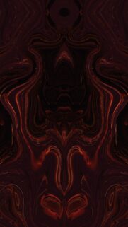 Dark Red Fluid Abstract Symmetry Mobile Wallpaper for Smartphone