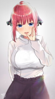 Nino Nakano Quintessential Quintuplets Cute Chef Anime Girl Wallpaper