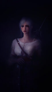 Ciri The Witcher Portrait High Resolution Mobile Wallpaper