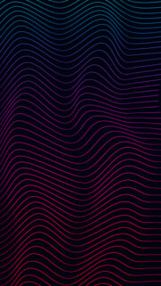 Abstract Neon Wave Pattern Wallpaper with Gradient Colors for Mobile