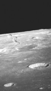 Stunning Lunar Surface Crater Landscape High Definition Mobile Wallpaper