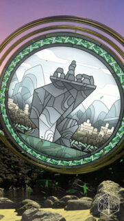Critical Role Stained Glass Portal Fantasy Art Wallpaper 4K