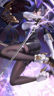 Clorinde Genshin Impact Epic Battle Anime Wallpaper 4K