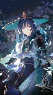 Wanderer Scaramouche Genshin Impact Artistic Mobile Wallpaper