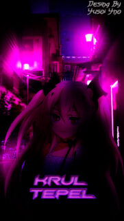 Krul Tepes Seraph of the End Neon Pink Aesthetic Wallpaper for Mobile