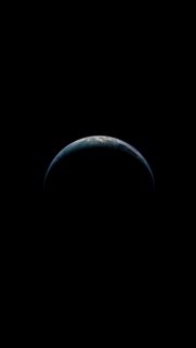 Minimalist Earth Horizon Space View High Quality Mobile Wallpaper