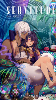 Anime Lovers In Exotic Oasis High Quality Mobile Wallpaper