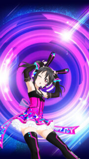 Nico Yazawa Neon Pink Bunny Anime Wallpaper for Mobile