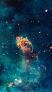 Breathtaking Mystic Nebula and Deep Space Stars Mobile Wallpaper