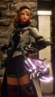 Cute Miqote Scholar Character Final Fantasy XIV Mobile Wallpaper HD
