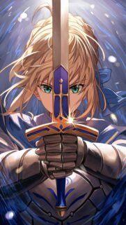 Saber Artoria Pendragon Excalibur High Definition Anime Wallpaper
