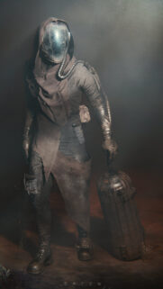 Post-Apocalyptic Scavenger in Hooded Gear Digital Art Wallpaper