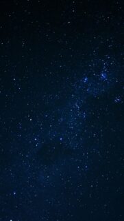 Stunning Night Sky Galaxy Wallpaper with Sparkling Stars and Deep Blue Nebula Aesthetic