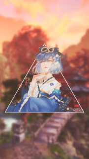 Rem from Re Zero Anime Girl in Traditional Kimono Aesthetic Wallpaper