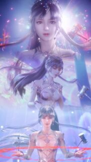 Ethereal Fantasy Goddess Digital Art Mobile Wallpaper