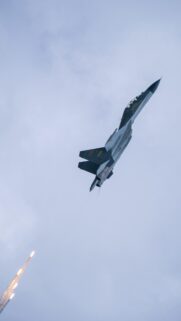 Chinese Shenyang J 16 Fighter Jet in Flight Wallpaper