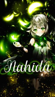 Nahida Genshin Impact Green Magic Aesthetic 4K Wallpaper