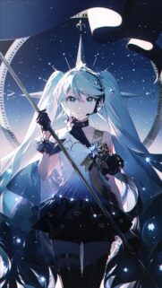 Stunning Hatsune Miku Celestial Sailor Wallpaper in High Definition