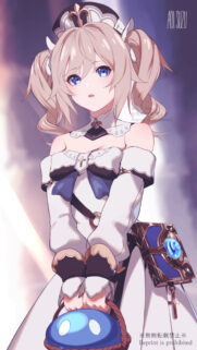 Barbara Genshin Impact Cute Anime Girl High Quality Mobile Wallpaper