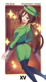 Hayakawa Tazuna Anime Card Wallpaper – Uma Musume Pretty Derby Fan Art