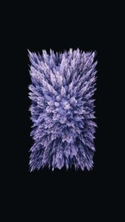 Abstract Lavender Crystal Spike Explosion Wallpaper for Mobile